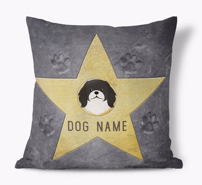 Star of Fame: Personalized {breedFullName} Soft Touch Pillow